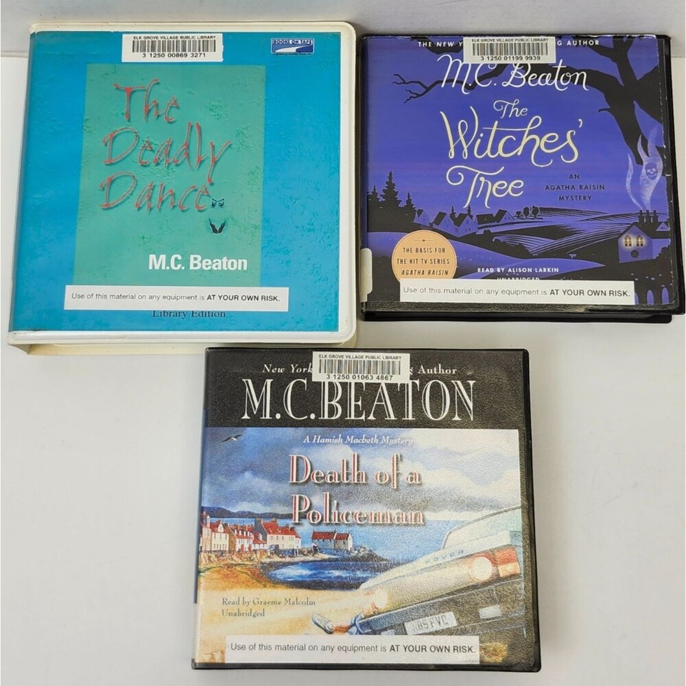 M.C. Beaton Lot of 3 Audiobooks Books on CD Unabridged Mystery Historical